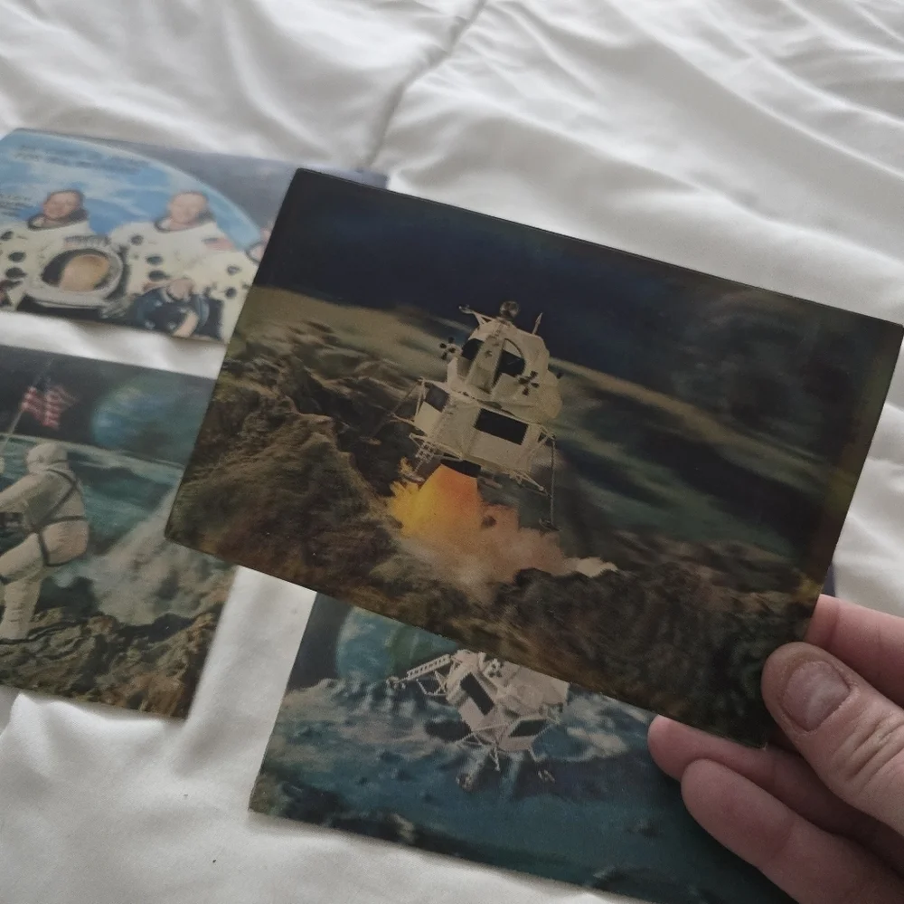 vintage NASA postcards